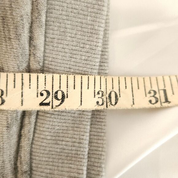 Duluth Trading Womens Medium Gray Ooh-La-Loop V Neck French Terry Tunic Pockets - Picture 6 of 6